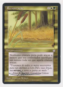 Signed Portuguese Reclamation Proof LP Ice Age Artist Dameon Willich MTG AP Rare - Image 1