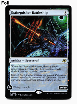 Extinguisher Battleship (FOIL) - Edge of Eternities - MTG Magic NM/M - Image 1