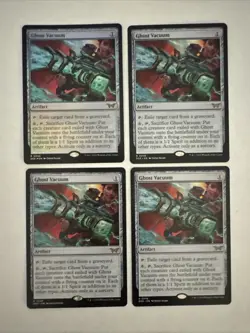 Ghost Vacuum 4X Play Set - 1 Foil 3 Regular FREE SHIPPING MTG NM/M Duskmourne - Image 2