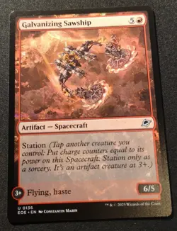 Galvanizing Sawship - EOE - MTG - EN - NM - 0136 - Image 1