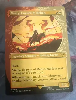 Showcase MERRY, ESQUIRE OF ROHAN mtg NM-M Lord of The Rings Rare - Image 1