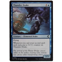 x4 Thunder Drake CLU MTG M/NM Playset Common Blue Creature Elemental Drake TCG - Image 1