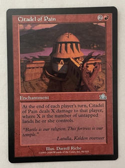 1x Citadel of Pain Prophecy MTG Magic the Gathering LP/NM - Image 1