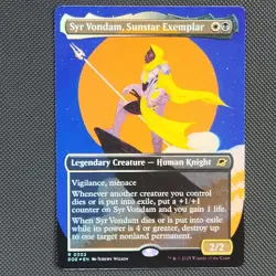Syr Vondam, Sunstar Exemplar Borderless Foil Rare MTG Edge of Eternities R 0302 - Image 1