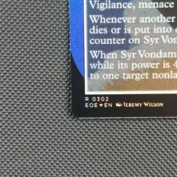 Syr Vondam, Sunstar Exemplar Borderless Foil Rare MTG Edge of Eternities R 0302 - Image 5