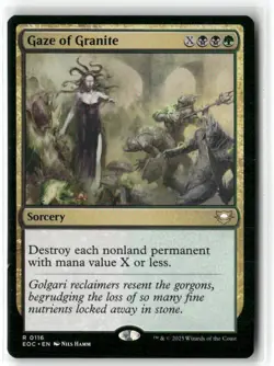 Gaze of Granite Commander Edge Of Eternities MTG Magic NM - Image 1