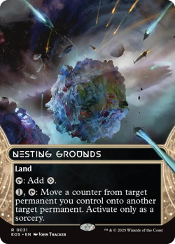 MTG magic 1x Nesting Grounds BORDERLESS (M/NM) Stellar Sights Edge of Eternities - Image 1