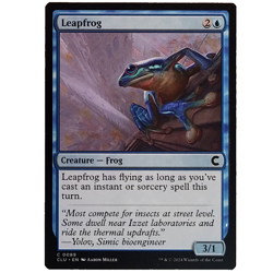 x4 Leapfrog CLU MTG M/NM Playset Common Blue Creature Frog Ravnica: Clue Edition - Image 1