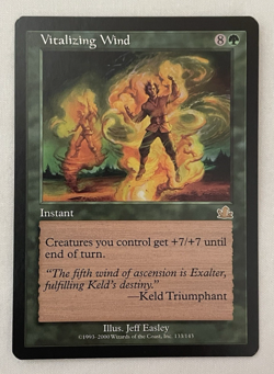 1x Vitalizing Wind Prophecy MTG Magic the Gathering LP - Image 1
