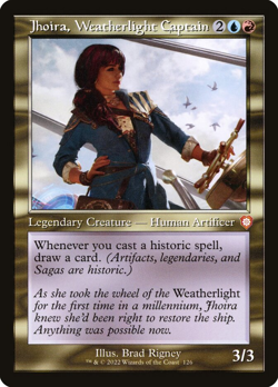 Jhoira, Weatherlight Captain [The Brothers' War Commander] M/NM MTG Magic - Image 1