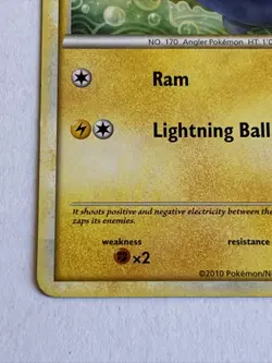 Chinchou 48/95 Pokemon HS Unleashed Regular Common - Image 5