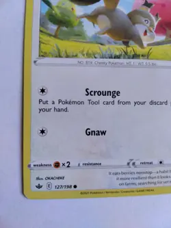 Skwovet 127/198 Pokemon Chilling Reign Regular Common - Image 5