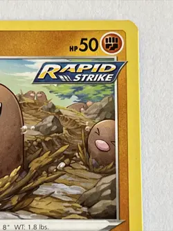 Diglett 076/198 Pokemon Chilling Reign Rapid Strike Regular Common - Image 4