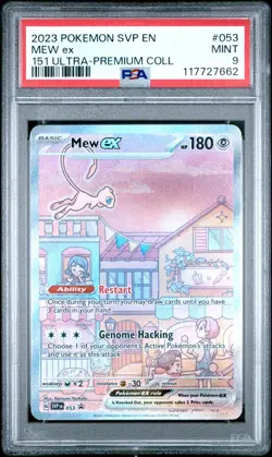 PSA 9 Mew ex 053 - 2023 Pokemon SVP EN Ultra-Premium Collection Black Star Promo - Image 1