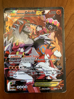 Pokemon Team Magma's Groudon EX 15/34 Double Crisis Holo - Image 1