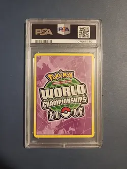 Pokemon Vaporeon EX 2006 World Championships Deck Promo #110 PSA 8 - Image 2