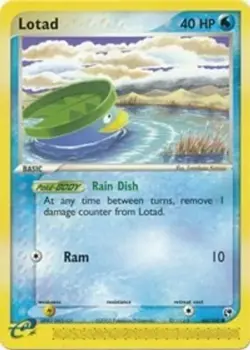 Lotad (#66/100) - Reverse Holofoil EX - Sandstorm LP Pokemon - Image 1