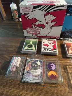 Black Bolt & White Flare ETB Boxes NO Packs With Promo & Accessories Pokemon TCG - Image 3