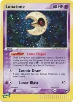 Lunatone (#8/100) - Reverse Holofoil EX - Sandstorm LP Pokemon - Image 1