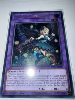 MP23-EN249 Hugin the Runick Wings Prismatic Secret Rare 1st Edition YuGiOh - Image 1