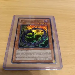 Yugioh Cyberdark Keel CDIP-EN003 Super Rare 1st Edition LP - Image 1