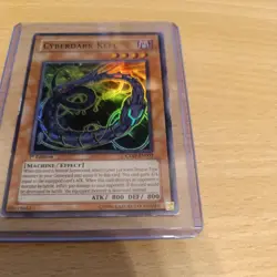 Yugioh Cyberdark Keel CDIP-EN003 Super Rare 1st Edition LP - Image 2
