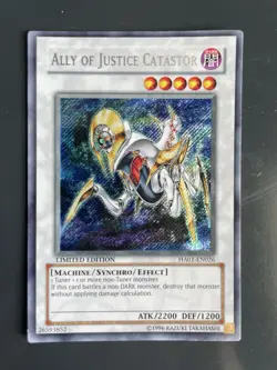 Yugioh Ally of Justice Catastor HA01-EN026 Hidden Arsenal Limited Edition LP - Image 1