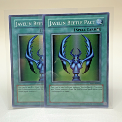 2x Yugioh Javelin Beetle Pact PP01-EN012 Limited Super Rare Holo - LP 💎 - Image 1
