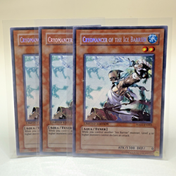 3x Yugioh Cryomancer of the Ice Barrier HA01-EN003 Limited Secret Rare - LP 💎 - Image 1