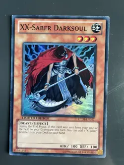 Yugioh XX-Saber Darksoul CT08-EN017 2011 Collectors Tins Limited Edition - Image 1