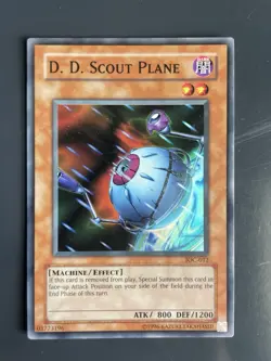 Yugioh! D.D. Scout Plane IOC-012 Invasion of Chaos Unlimited Edition Super Rare - Image 1