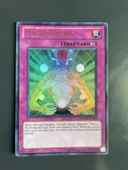 Yugioh Macro Cosmos RYMP-EN082 Ra Yellow Mega Pack Unlimited Edition Ultra Rare - Image 1
