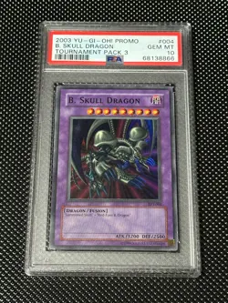 Yugioh PSA 10 B. Skull Dragon TP3-004 Super Rare Promo POP 8 - Image 1