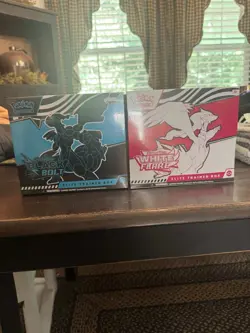SEALED Pokemon Scarlet & Violet Black Bolt And White Flame Elite Trainer Boxes - Image 2