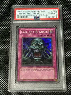 Yugioh PSA 10 Call of the Grave TP2-005 Super Rare *3772 - Image 1