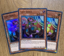 3x Lady Debug | Full Playset | SDPL-EN005 | Super Rare | 1st Ed | YuGiOh | Mint - Image 2