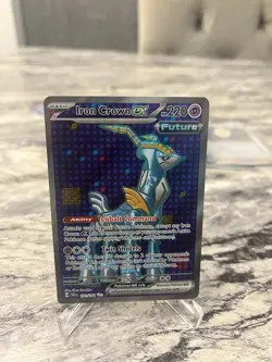 Iron Crown ex 191/162 Temporal Forces Ultra Rare Full Art Pokemon Card Near Mint - Image 1