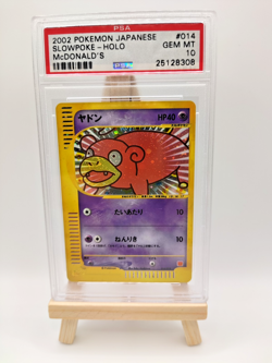 Slowpoke Holo Pokemon McDonald's 2002 Japanese Promo Card #014/018 PSA 10 - Image 1