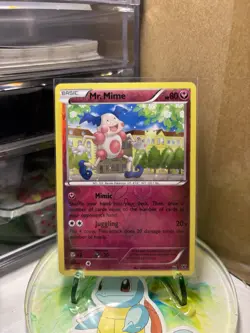 Pokemon Card Mr. Mime Fates Collide Reverse Holo Rare 67/124 Near Mint - Image 1