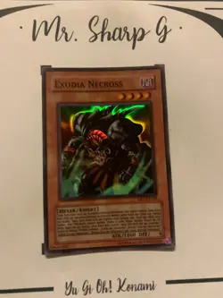 EXODIA NECROSS - DR1-DE182 DEUTSCH Yu-Gi-OH! CARD SUPER RARE HOLO KONAMI 2005 - Image 2