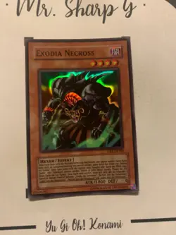 EXODIA NECROSS - DR1-DE182 DEUTSCH Yu-Gi-OH! CARD SUPER RARE HOLO KONAMI 2005 - Image 3