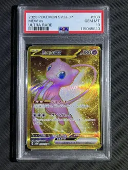 Mew ex UR PSA10 208 165 SV2a Pokemon Card 151 Scarlet Violet Japanese Rare - Image 1