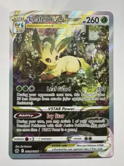 Pokemon Card TCG Leafeon VSTAR 2023 GG35 / GG70 Crown Zenith Ultra Rare - Image 1