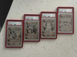 PSA 10 One Piece OP09-Wanted Card sequential set Emperors In The New World Eng. - Image 1