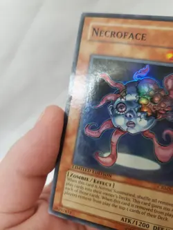 Yu-Gi-Oh! Necroface Limited Edition Light Play Card #CRMS-ENSE1 - Image 3