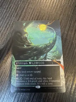 Stirring Wildwood - 129 - MTG: Edge of Eternities - Borderless - GALAXY FOIL - Image 1
