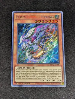 Yugioh - Heavenly Zephyr - Miradora BLVO-EN029 1st Edition Secret Rare NM - Image 1