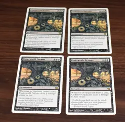4x Underworld Dreams Black MTG Enchantment Rare Lot - Image 1