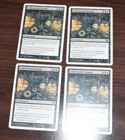 4x Underworld Dreams Black MTG Enchantment Rare Lot - Image 2