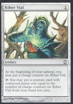 MTG English Aether Vial NM Normal Darksteel - Image 1